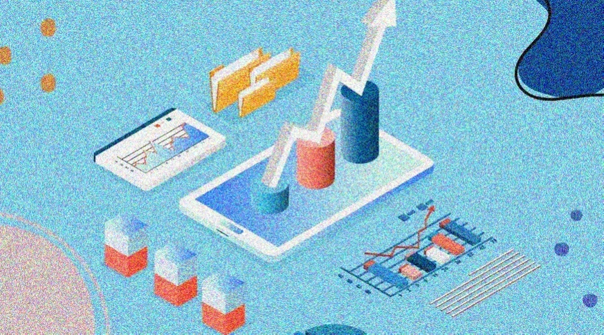 financial market graphs trending