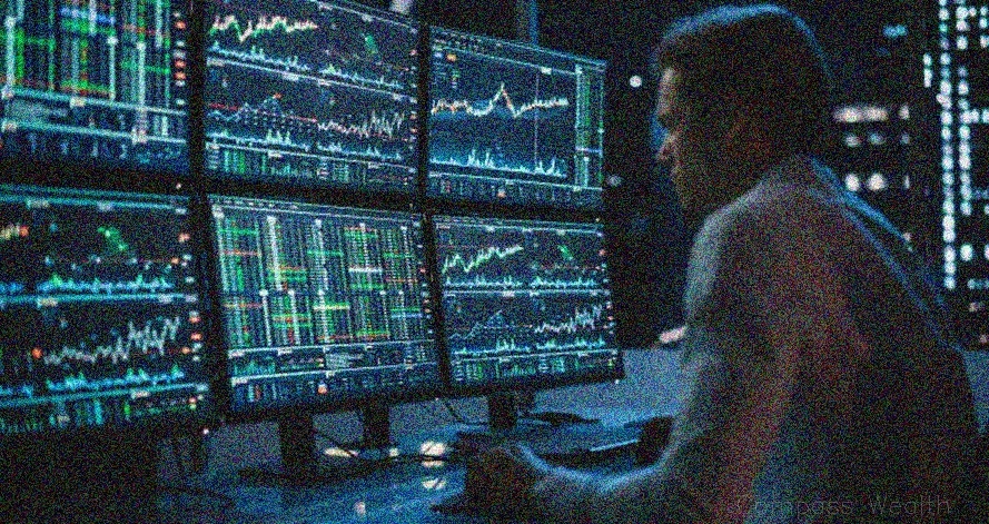 professional stock trader workspace