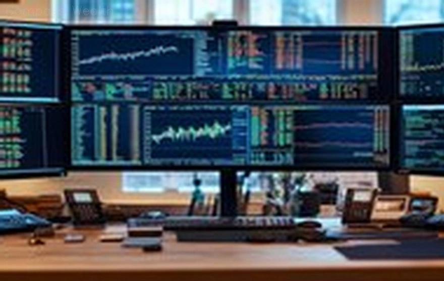professional trading desk setup