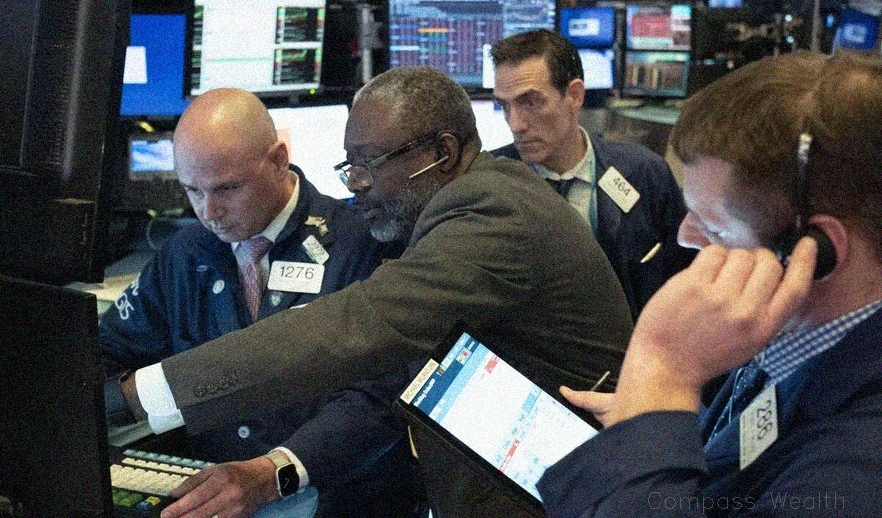 stock exchange trading floor